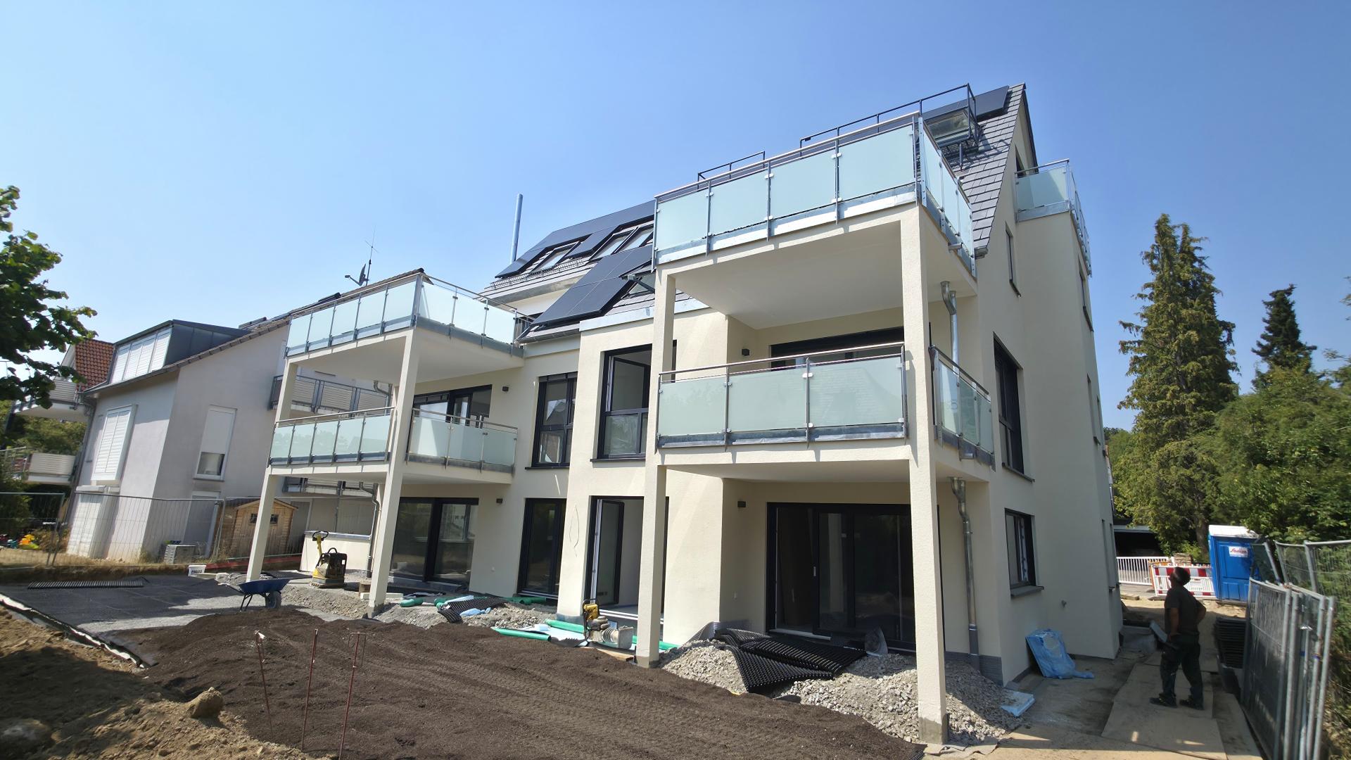 Ansicht von Gartenseite aktueller Bautenstand 