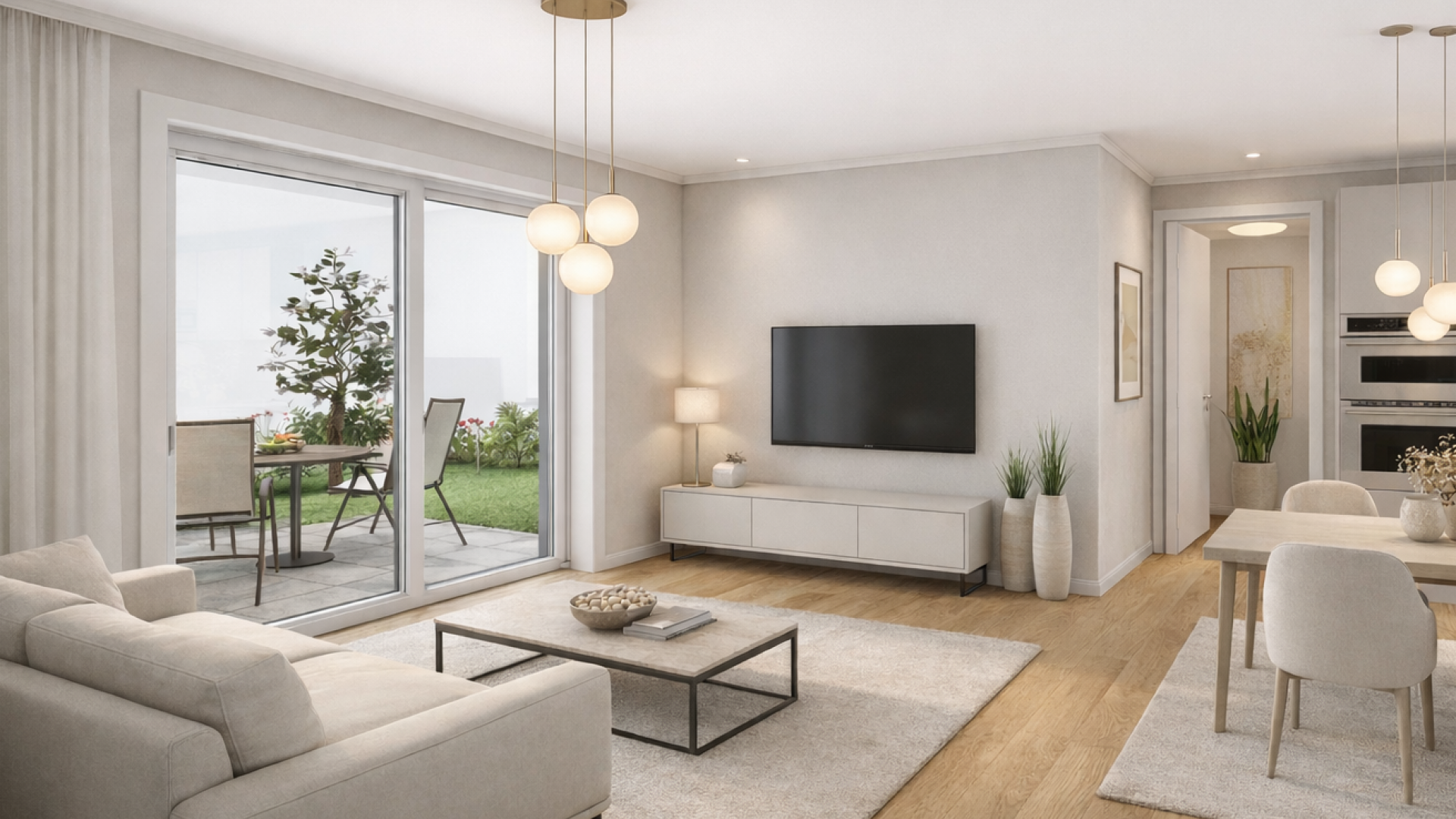 Wohnen Variante  2 Zimmer (unv. Visu)