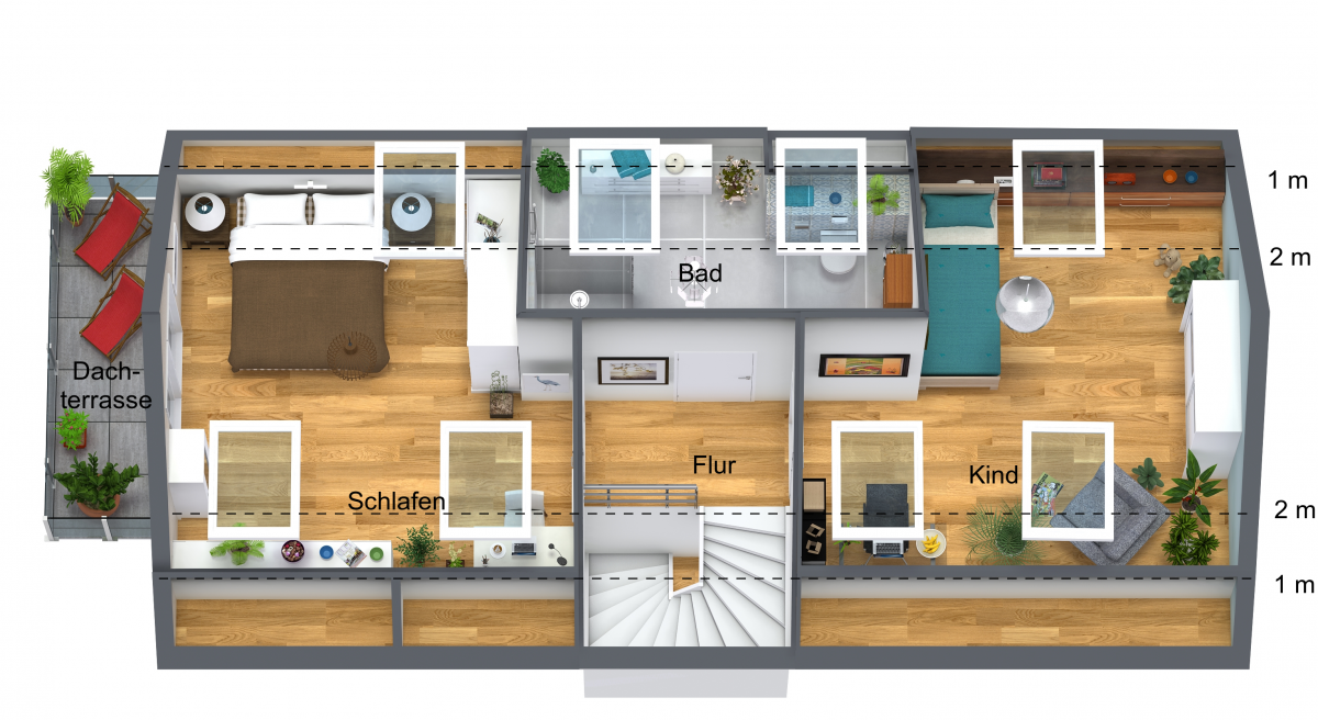 Grundriss 2. Dachgeschoss